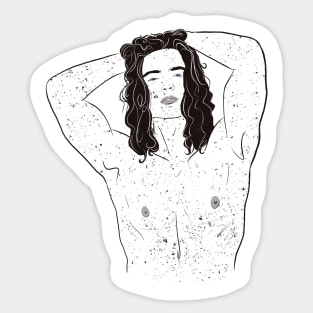 speckled boy V1 Sticker